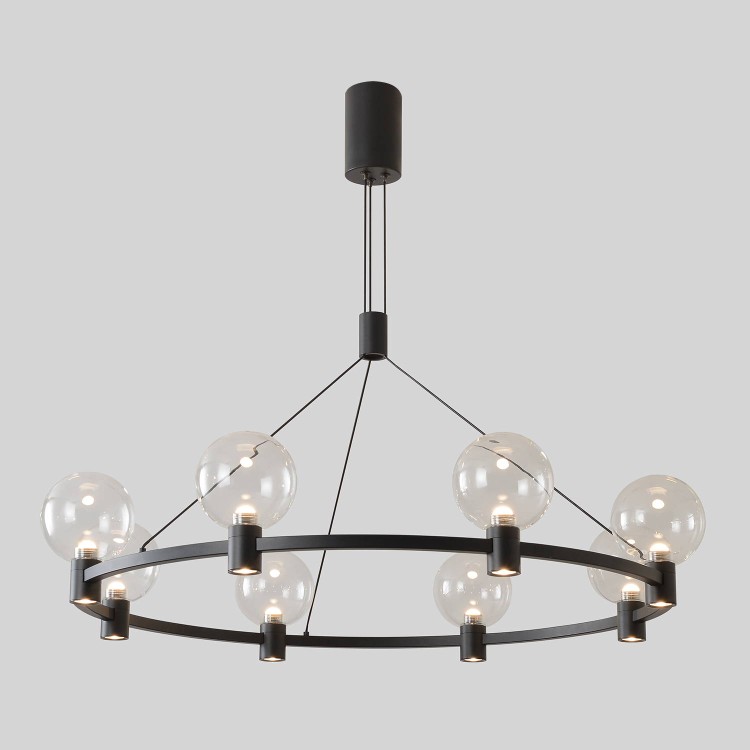 Люстра Crystal Lux DUET SP56W LED BLACK