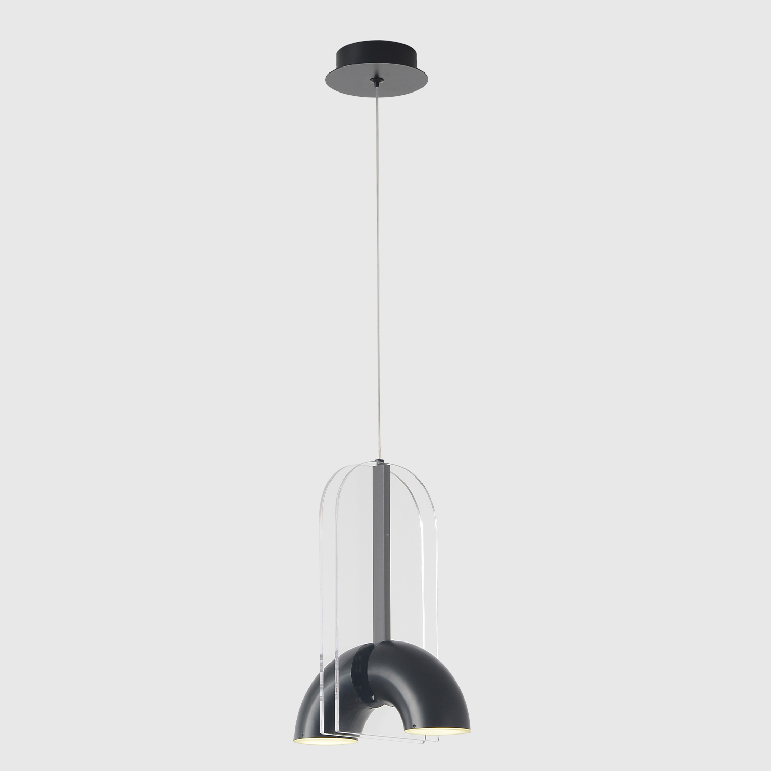 Светильник подвесной Crystal Lux ELEMENT SP12W LED BLACK
