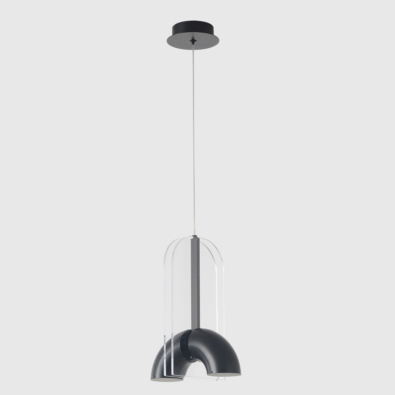 Светильник подвесной Crystal Lux ELEMENT SP12W LED BLACK