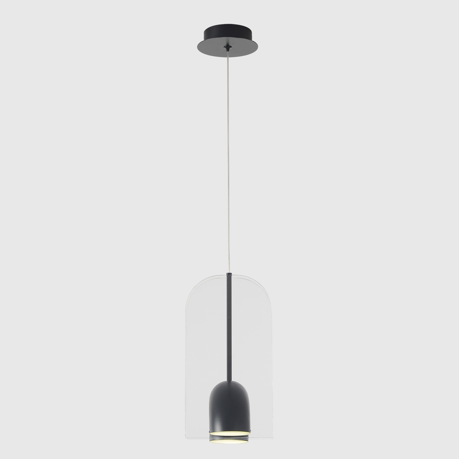 Светильник подвесной Crystal Lux ELEMENT SP12W LED BLACK