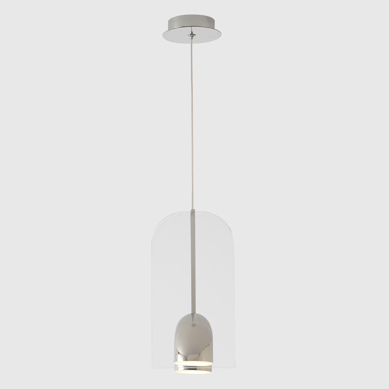 Светильник подвесной Crystal Lux ELEMENT SP12W LED CHROME