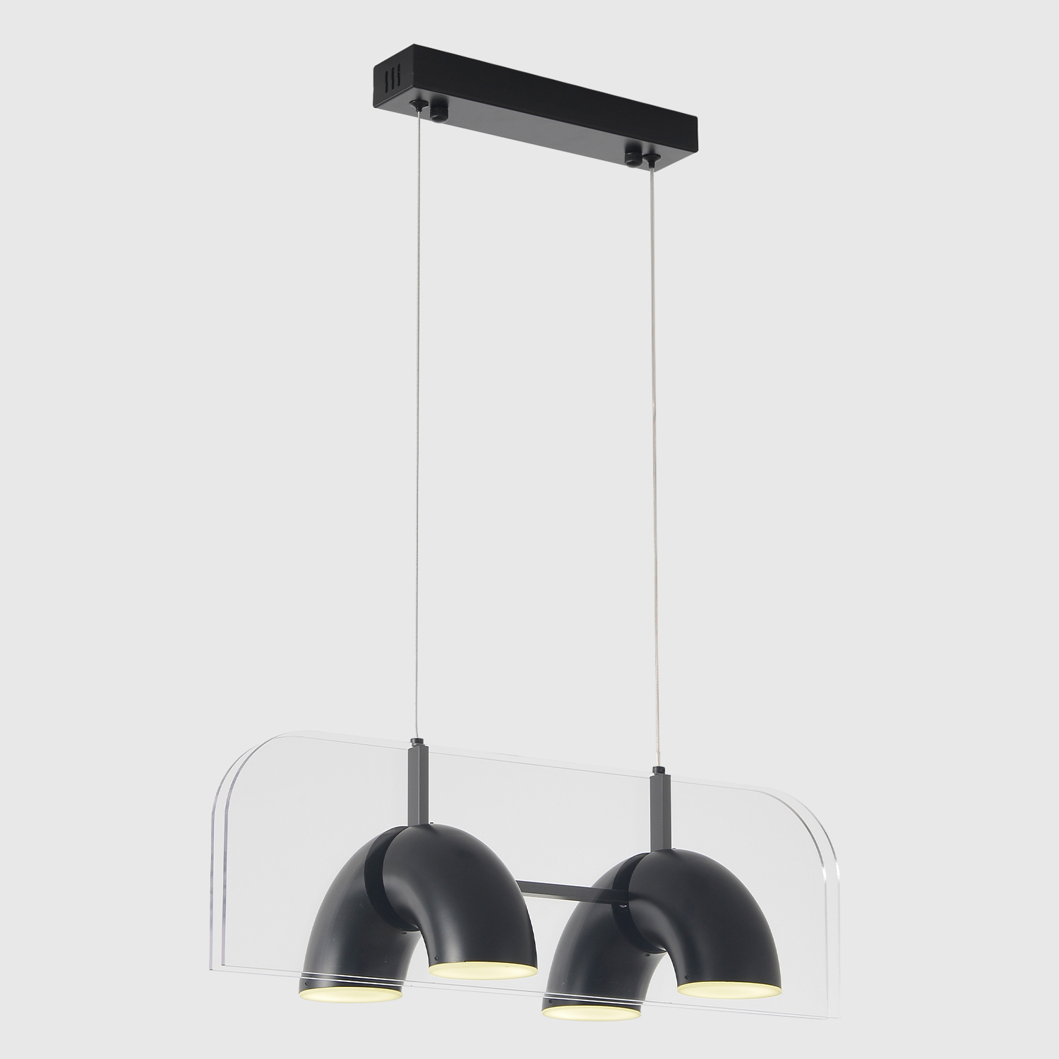 Светильник подвесной Crystal Lux ELEMENT SP24W LED BLACK