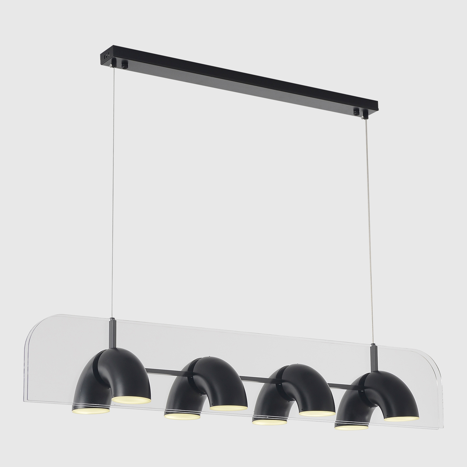 Светильник подвесной Crystal Lux ELEMENT SP48W LED BLACK