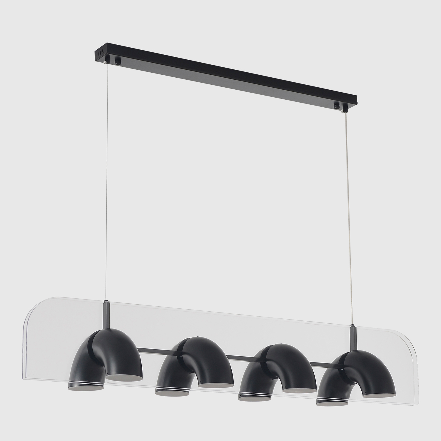 Светильник подвесной Crystal Lux ELEMENT SP48W LED BLACK
