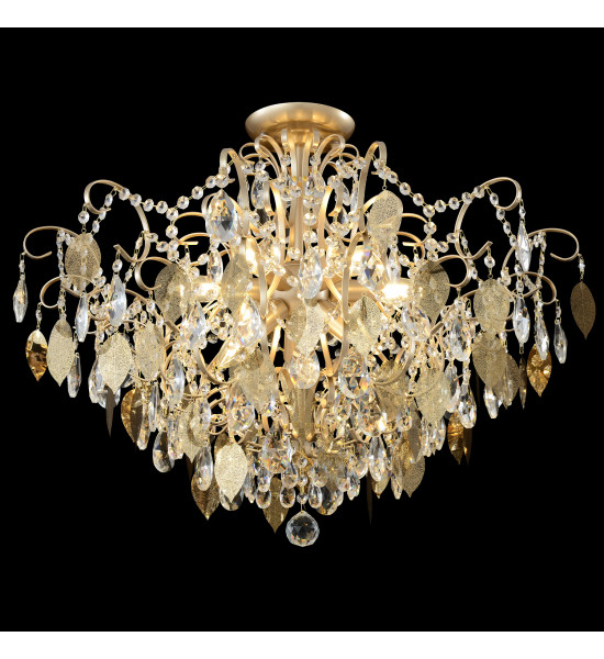 Светильник потолочный Crystal Lux ESMIRALDA PL9 GOLD