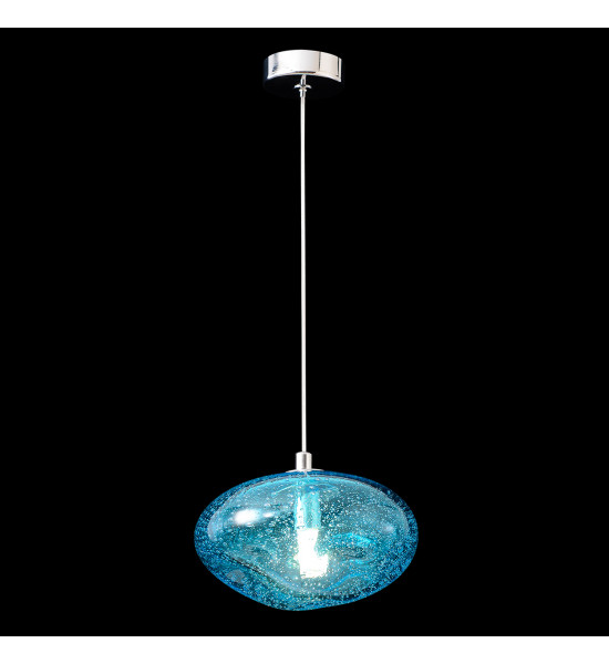 Светильник подвесной Crystal Lux FORMLESS SP1 BLUE