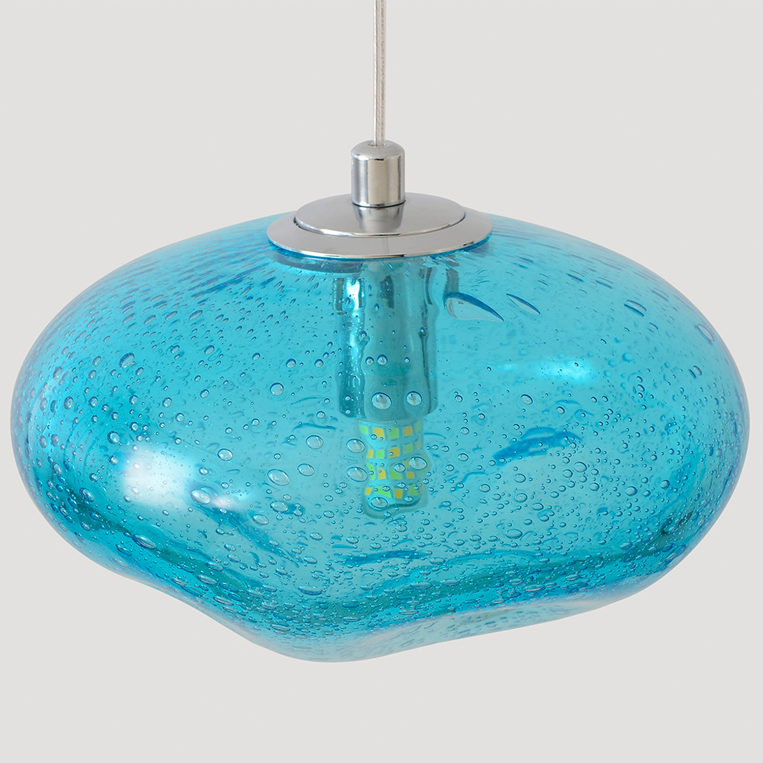 Светильник подвесной Crystal Lux FORMLESS SP1 BLUE