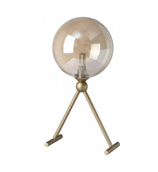 Настольная лампа Crystal Lux FRANCISCA LG1 GOLD/COGNAC