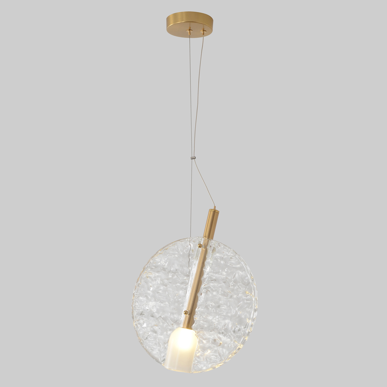 Светильник подвесной Crystal Lux FROZEN SP1 BRASS
