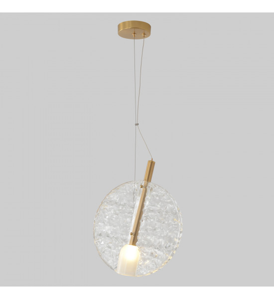 Светильник подвесной Crystal Lux FROZEN SP1 BRASS Светильник подвесной Crystal Lux FROZEN SP1 BRASS