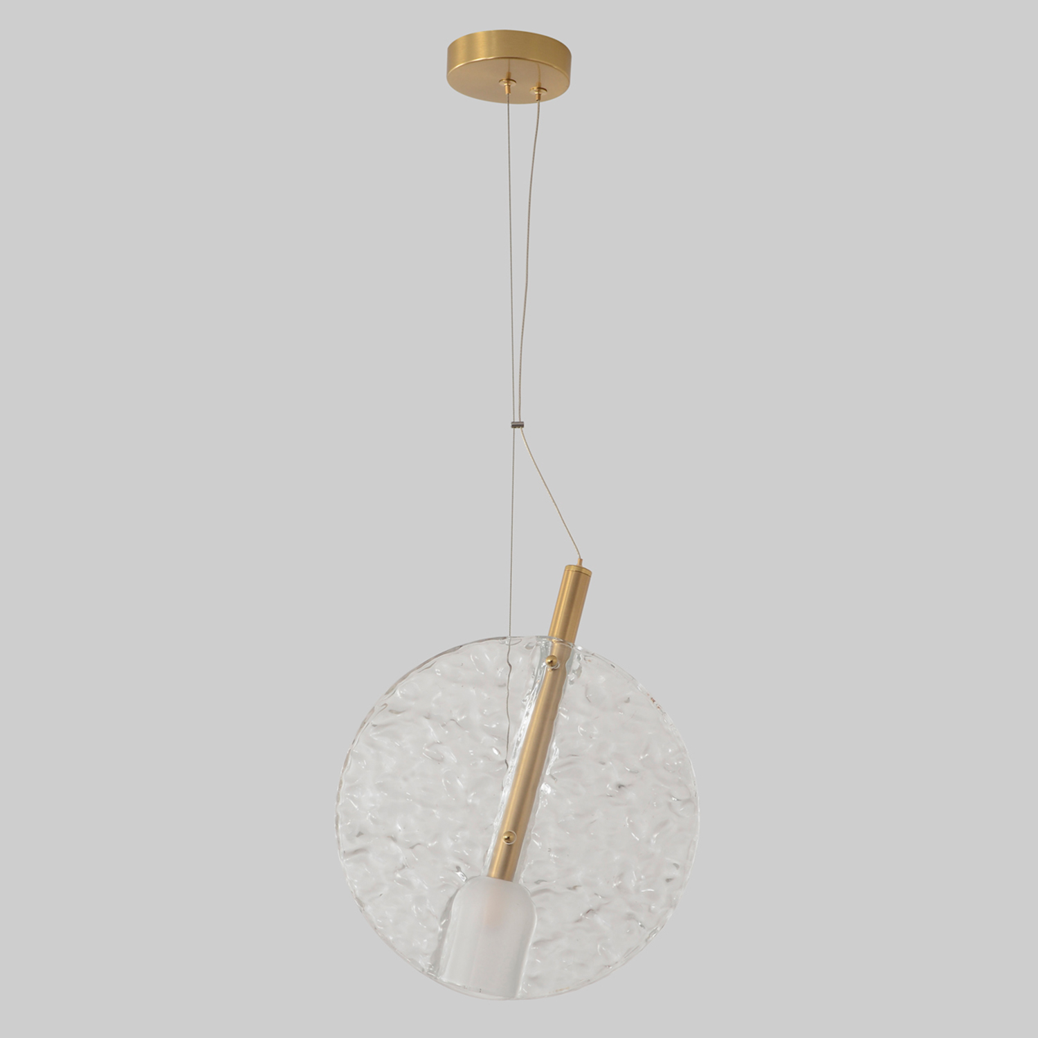 Светильник подвесной Crystal Lux FROZEN SP1 BRASS