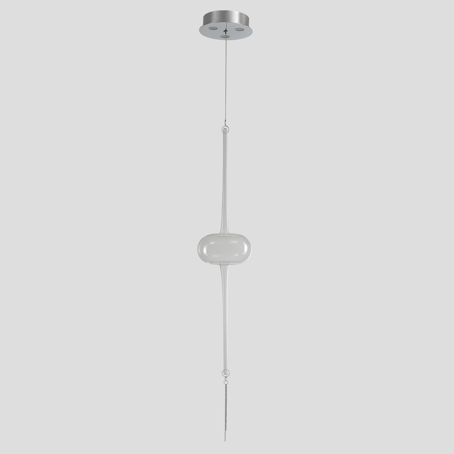 Подвесной светильник Crystal Lux GLASS SP3W LED CHROME