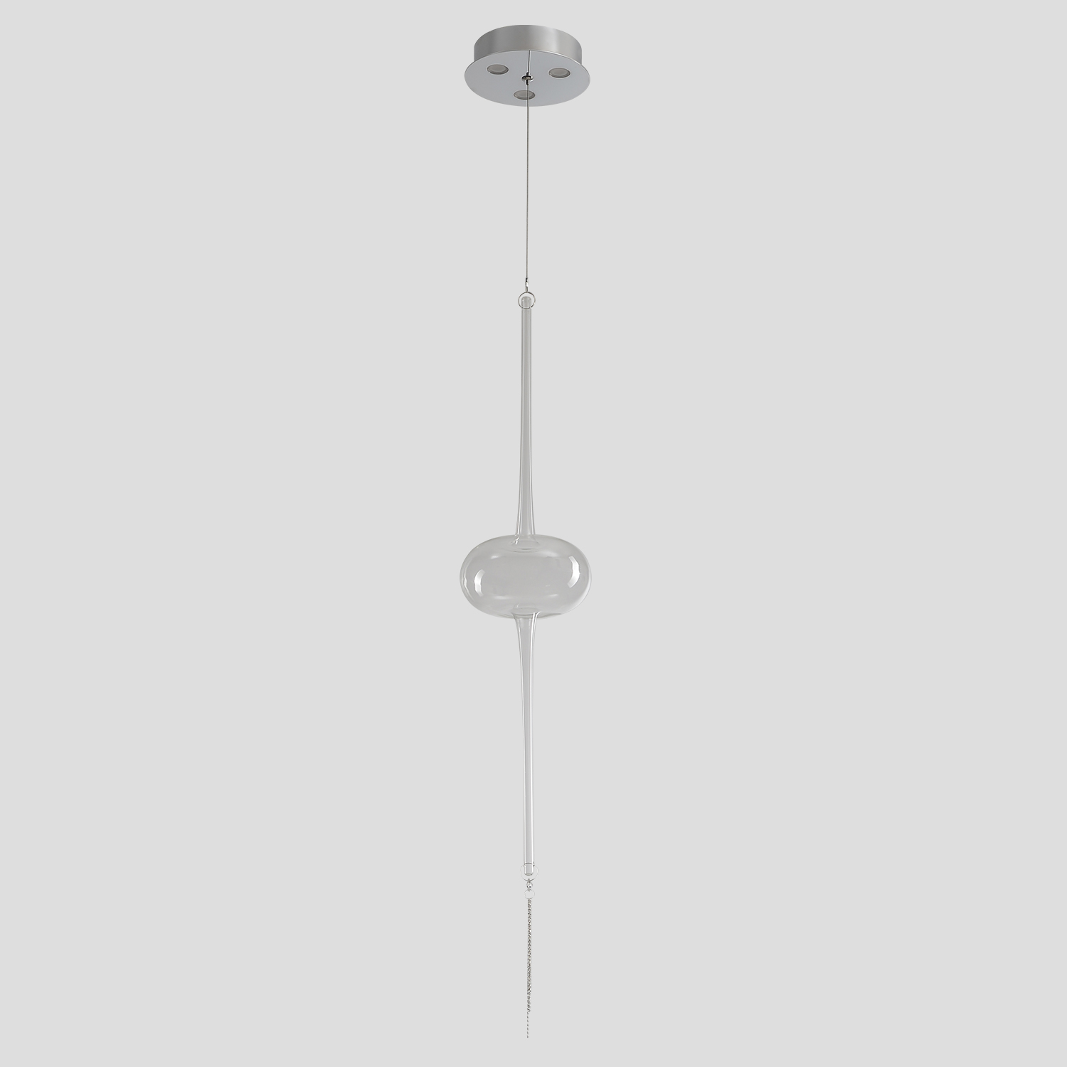Подвесной светильник Crystal Lux GLASS SP3W LED CHROME