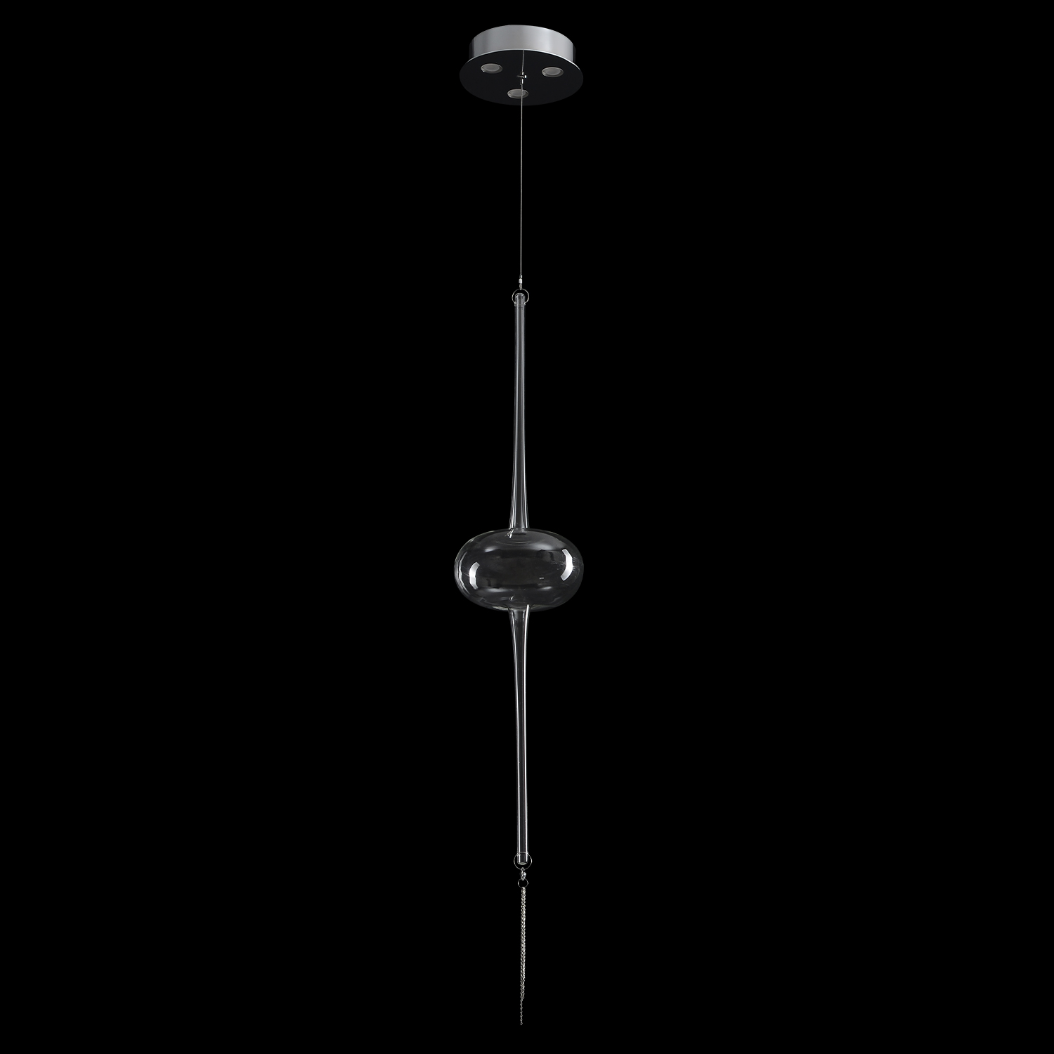 Подвесной светильник Crystal Lux GLASS SP3W LED CHROME