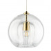 Светильник подвесной Crystal Lux LUISA SP1 BRASS/TRANSPARENT