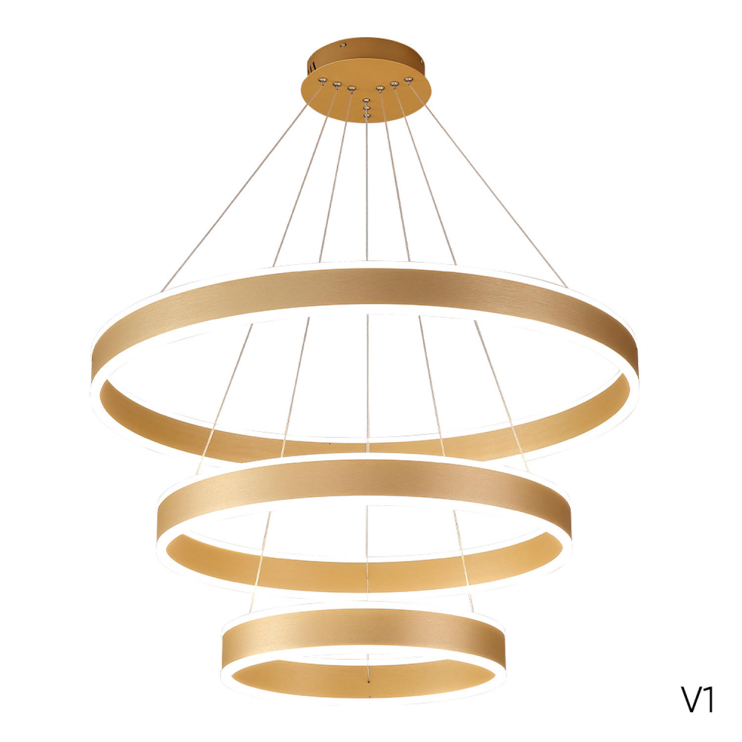 Люстра Crystal Lux MUCHOS SP158W LED GOLD