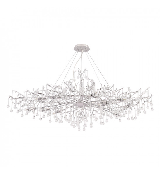 Люстра Crystal Lux REINA V2 SP12 L1500 SILVER PATINA