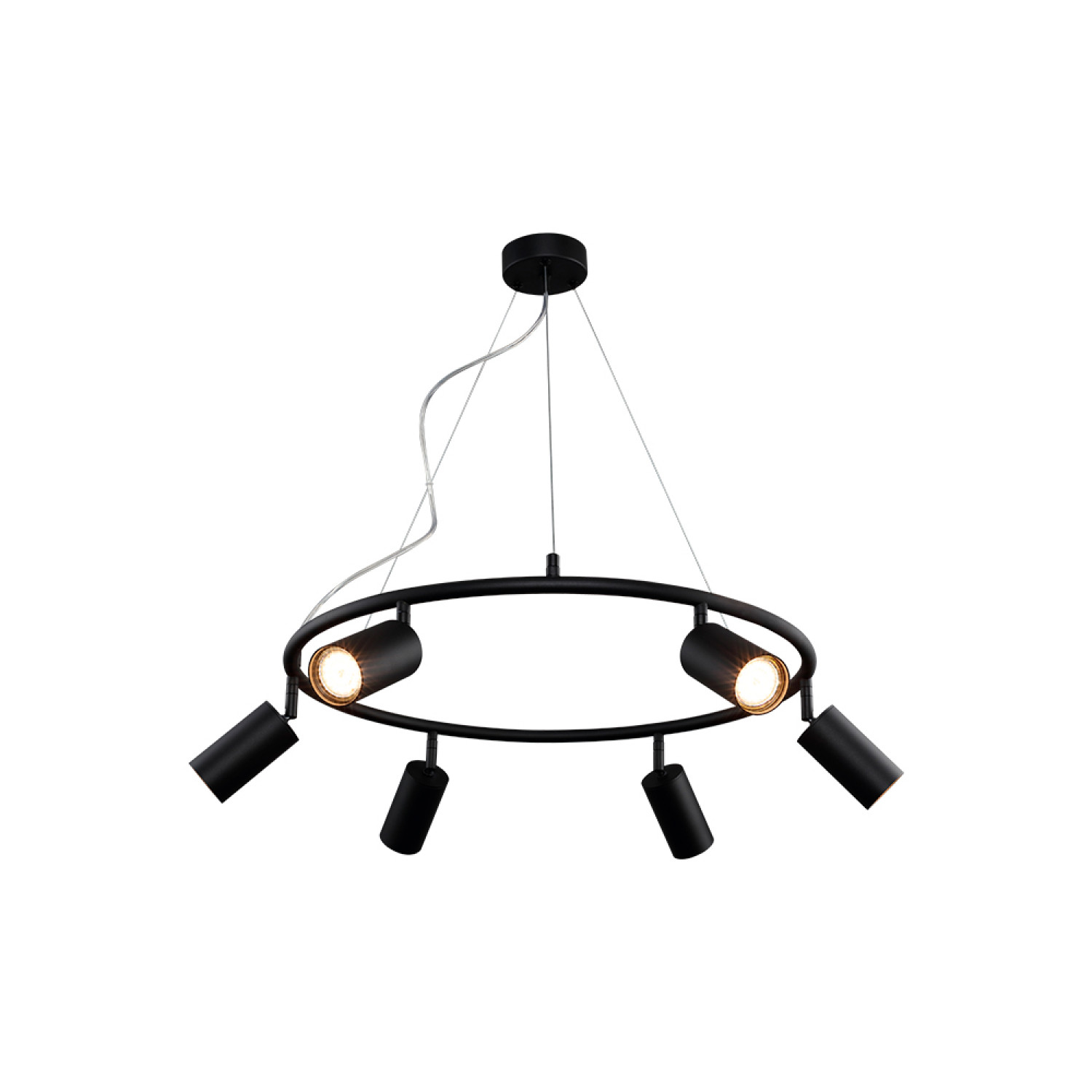 Светильник подвесной Crystal Lux RIVO SP6 BL