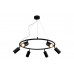 Светильник подвесной Crystal Lux RIVO SP6 BL