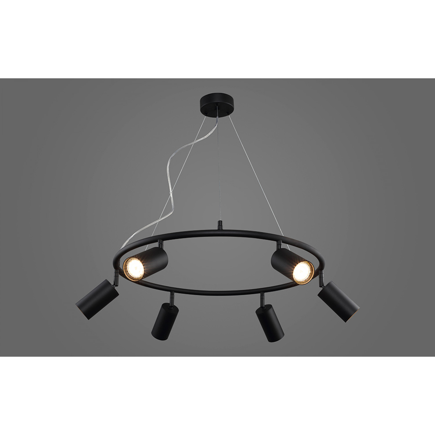 Светильник подвесной Crystal Lux RIVO SP6 BL