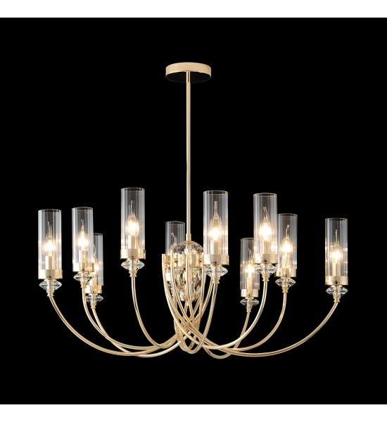 Люстра Crystal Lux SECRET SP10 GOLD
