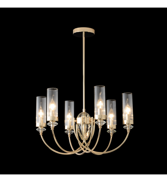 Люстра Crystal Lux SECRET SP6 GOLD Люстра Crystal Lux SECRET SP6 GOLD