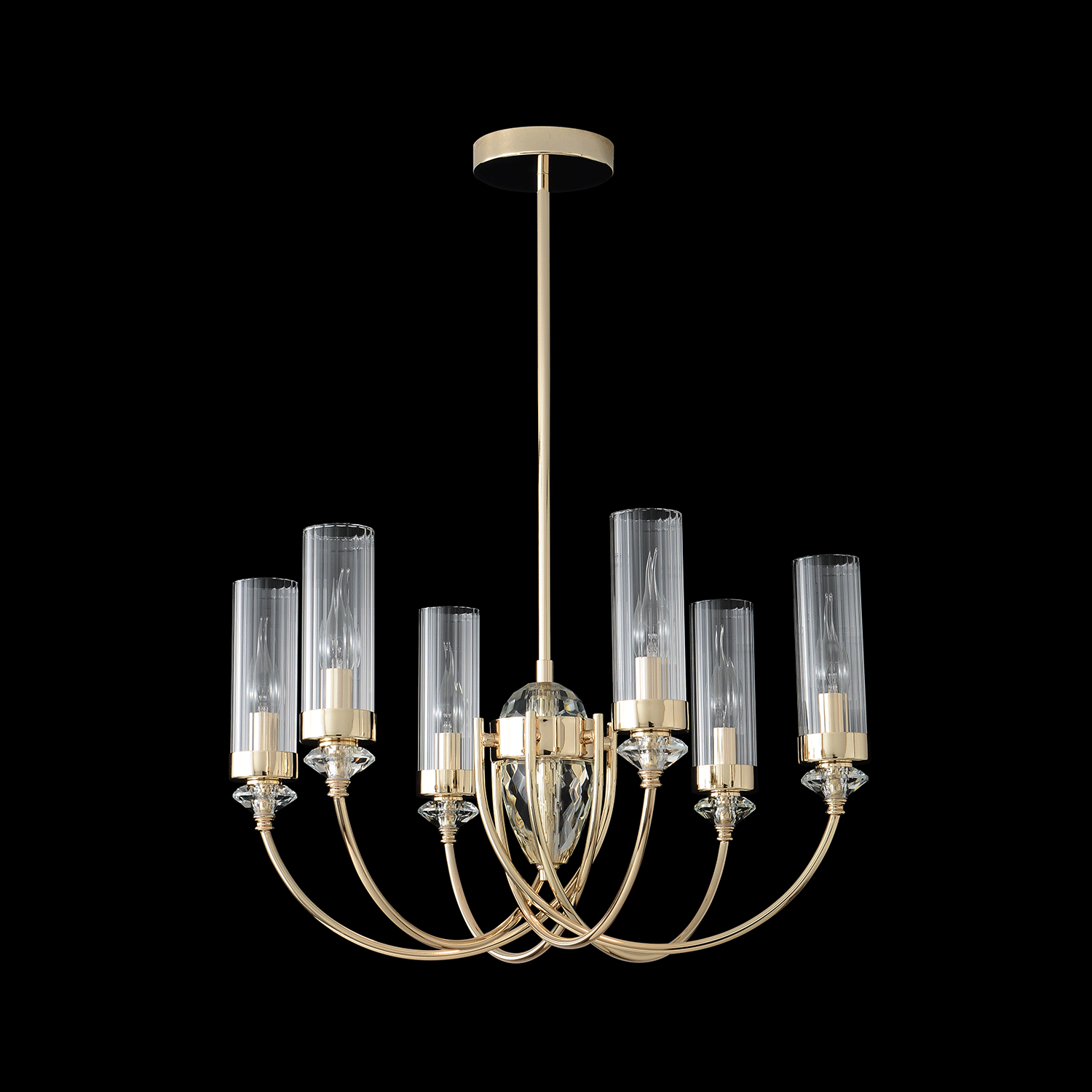 Люстра Crystal Lux SECRET SP6 GOLD