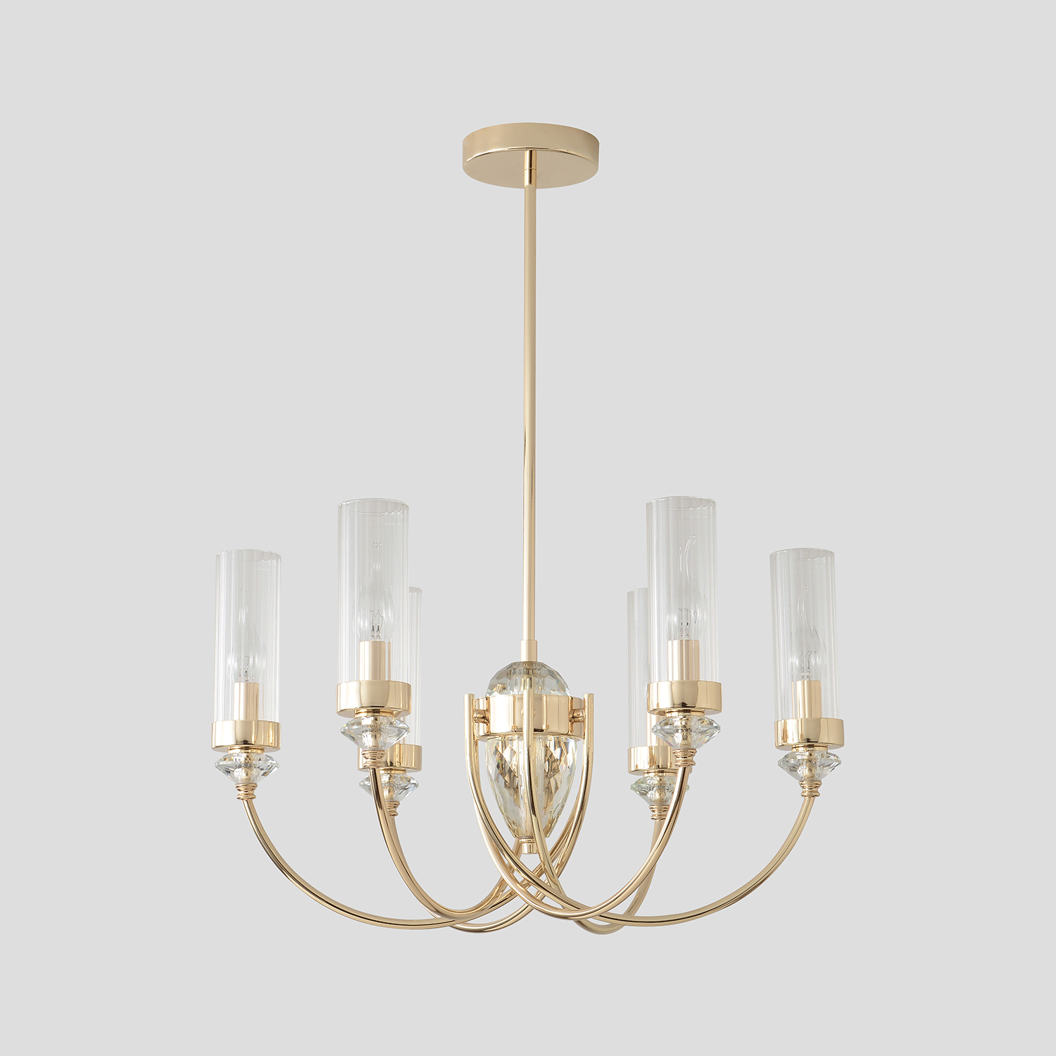 Люстра Crystal Lux SECRET SP6 GOLD