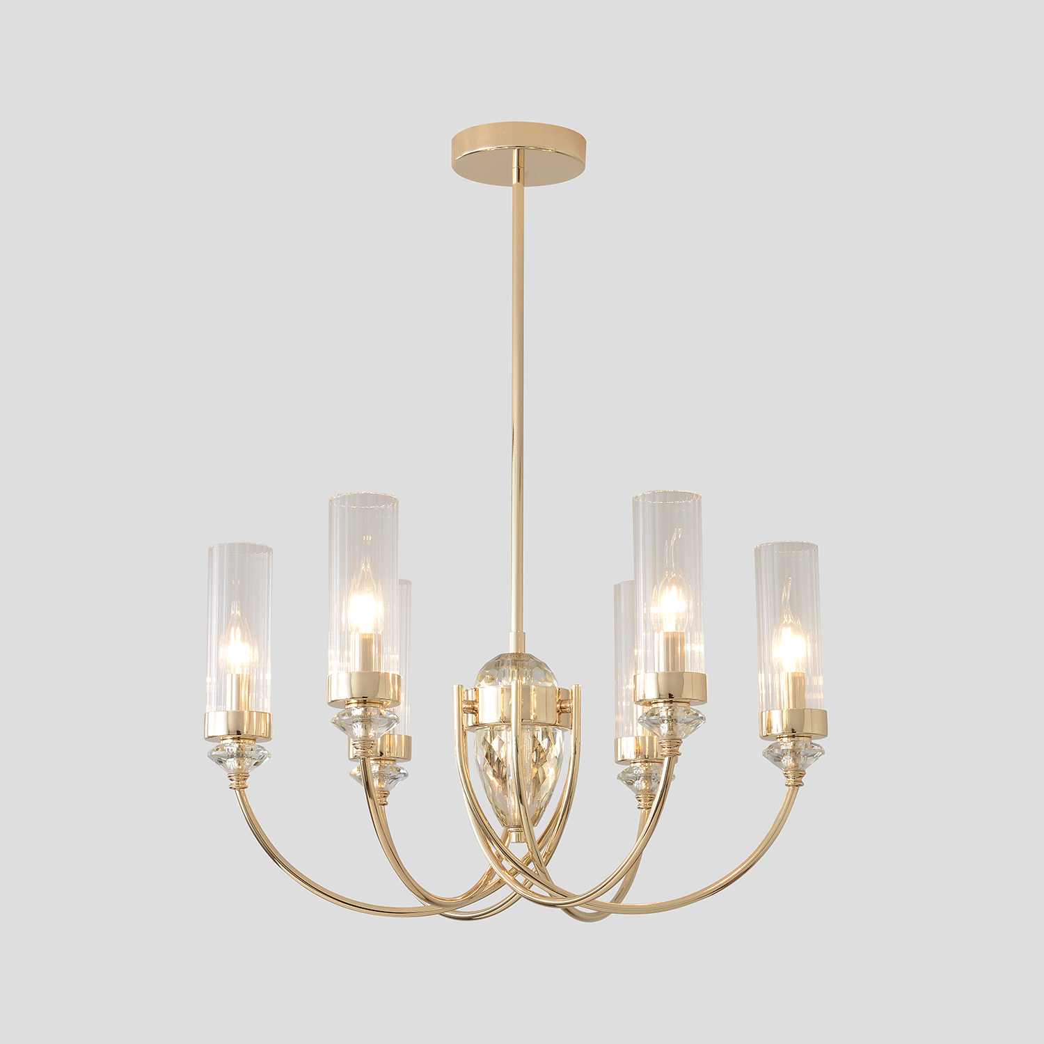 Люстра Crystal Lux SECRET SP6 GOLD