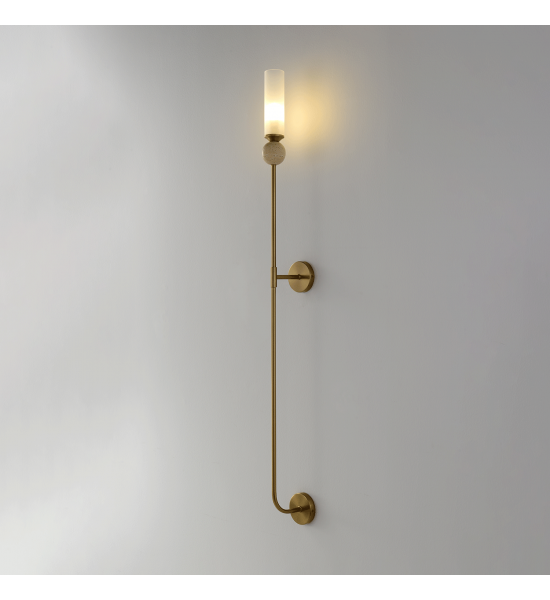 Бра Crystal Lux SIMPLY AP1.2 BRASS