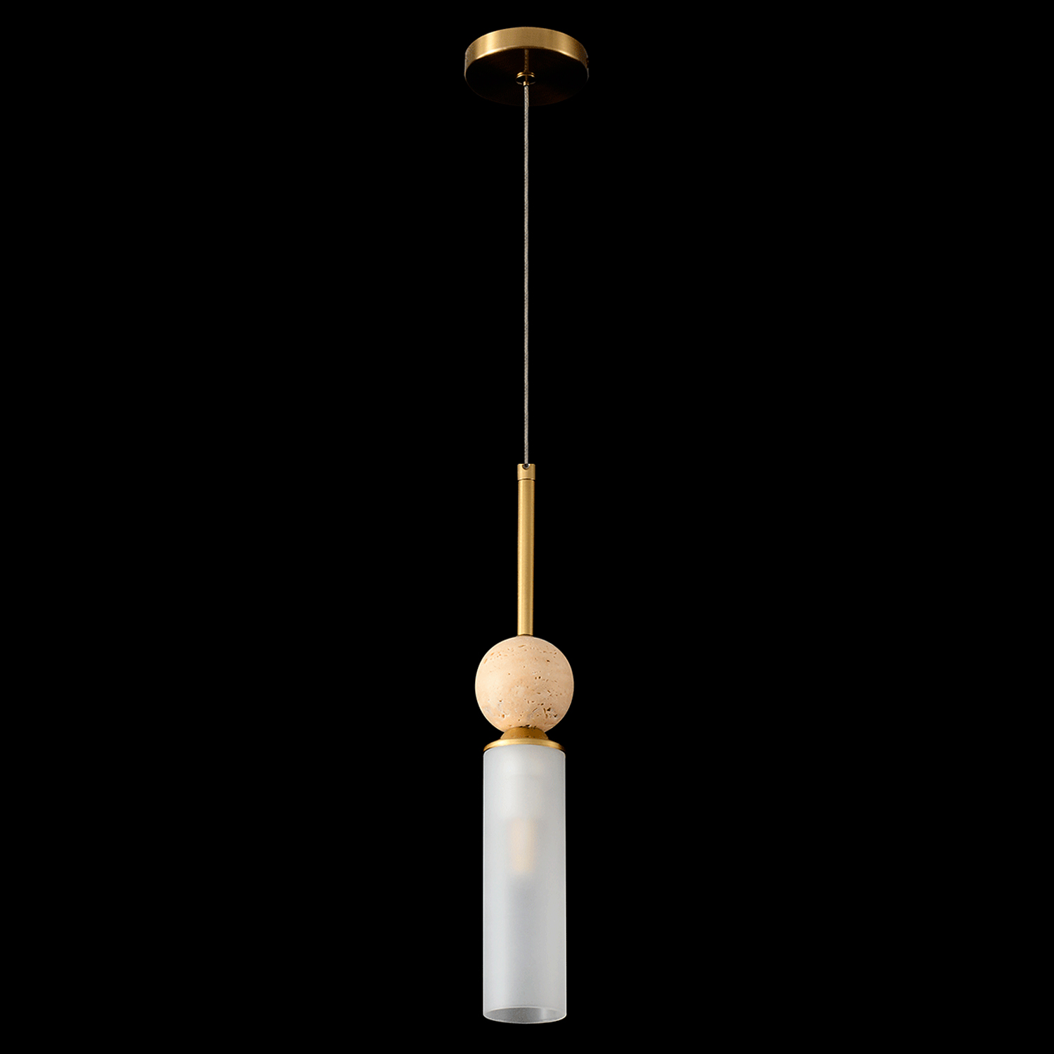 Светильник подвесной Crystal Lux SIMPLY SP1 BRASS