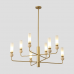 Люстра Crystal Lux SIMPLY SP8 BRASS