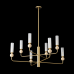 Люстра Crystal Lux SIMPLY SP8 BRASS