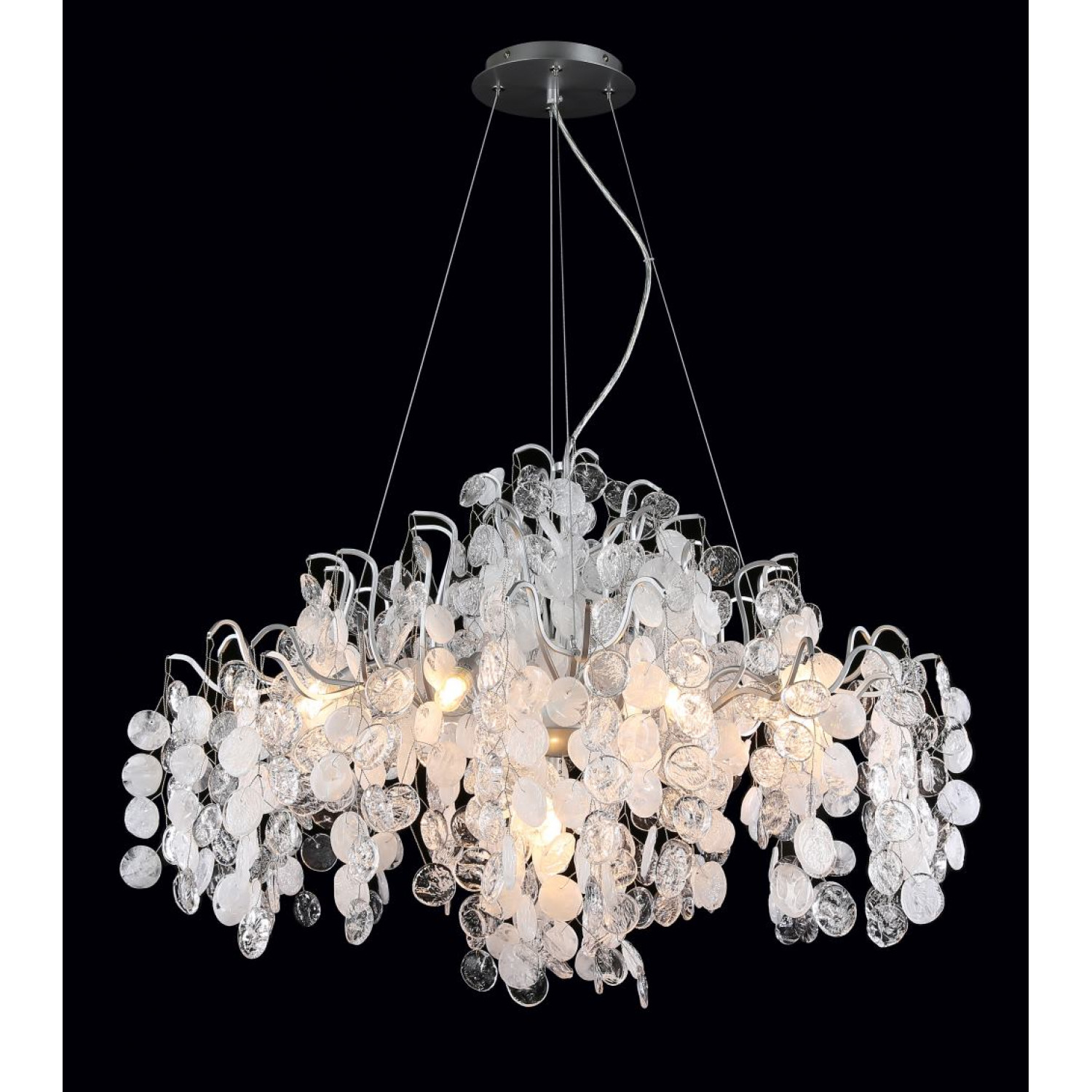 Люстра Crystal Lux TENERIFE SP9 SILVER