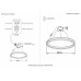 Люстра Crystal Lux TRON SP70W LED BLACK