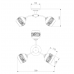 Потолочная люстра 30118/3 античная бронза