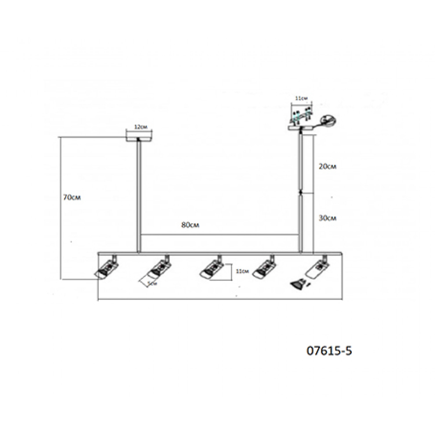 Люстра Kink Light 07615-5,19 Кайко