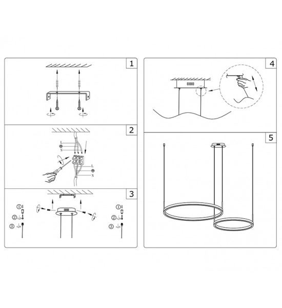 Подвесной светильник Kink Light 08219,33P(3000K) Тор