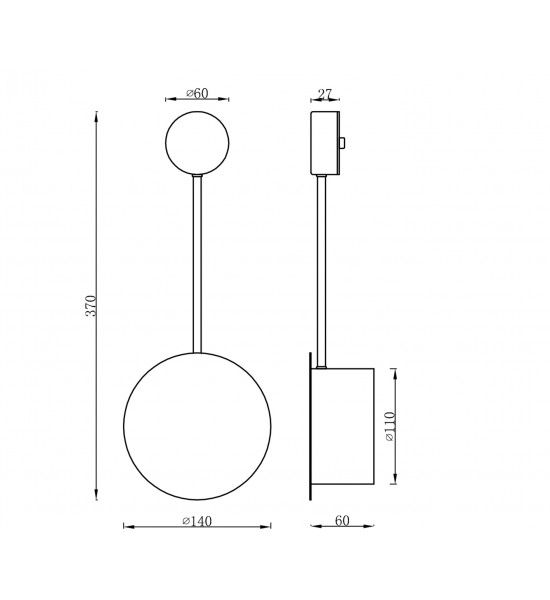 Настенный светильник Kink Light 2208-1A,19 Фирс