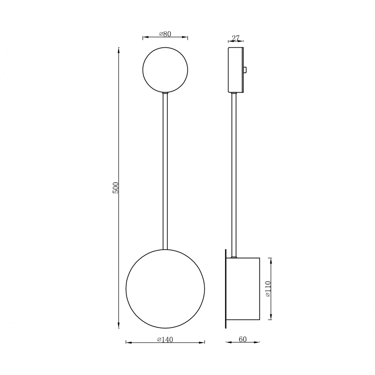 Настенный светильник Kink Light 2208-1B,19 Фирс