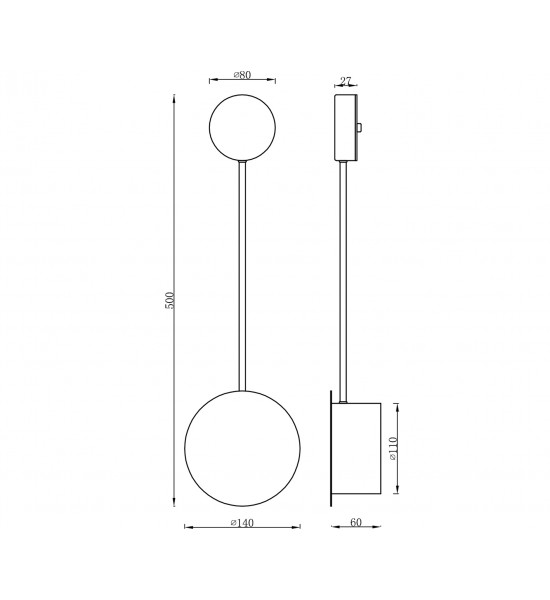 Настенный светильник Kink Light 2208-1B,19 Фирс