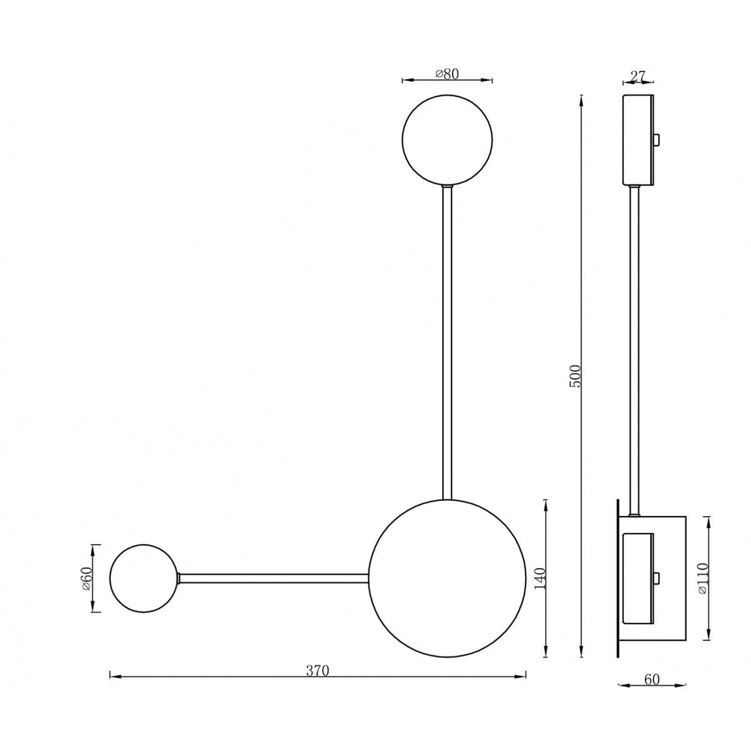 Настенный светильник Kink Light 2208-2,19 Фирс