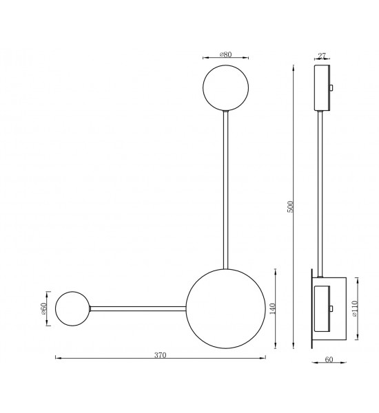 Настенный светильник Kink Light 2208-2,19 Фирс