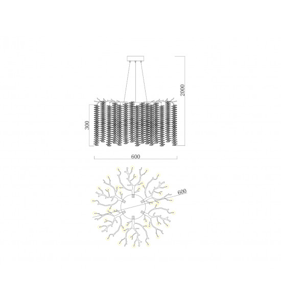 Люстра Kink Light 07871-60D,33 Шанти