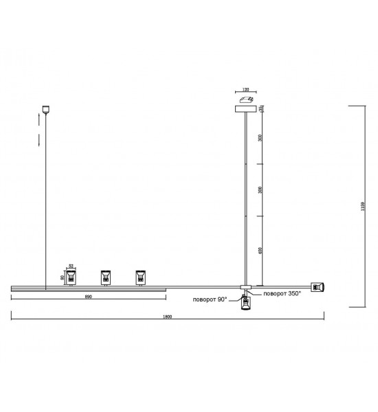 Люстра Kink Light 07618-180,36 Рия