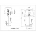 Настольная лампа Kink Light 08084-T,02 Верто