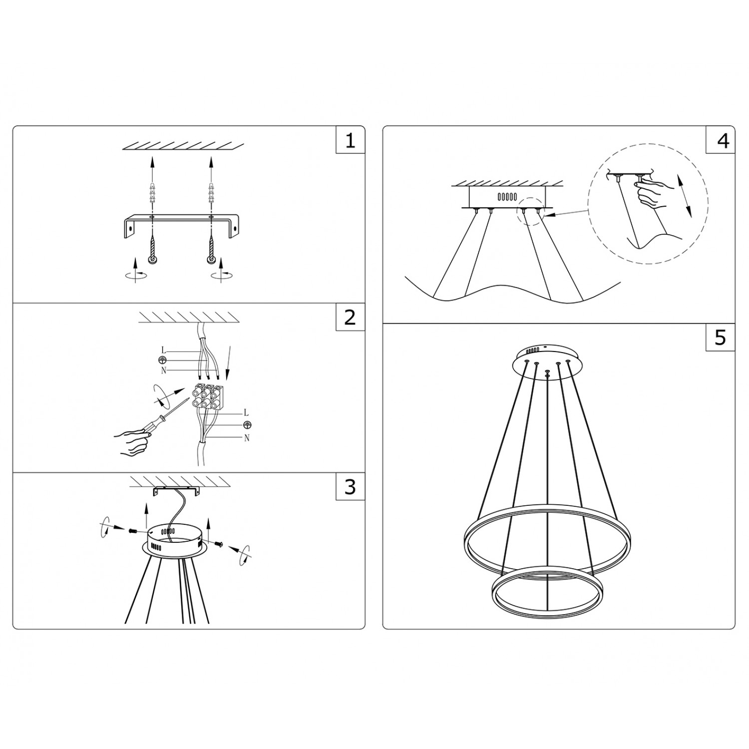 Подвесной светильник Kink Light 08219,19A(4000K) Тор