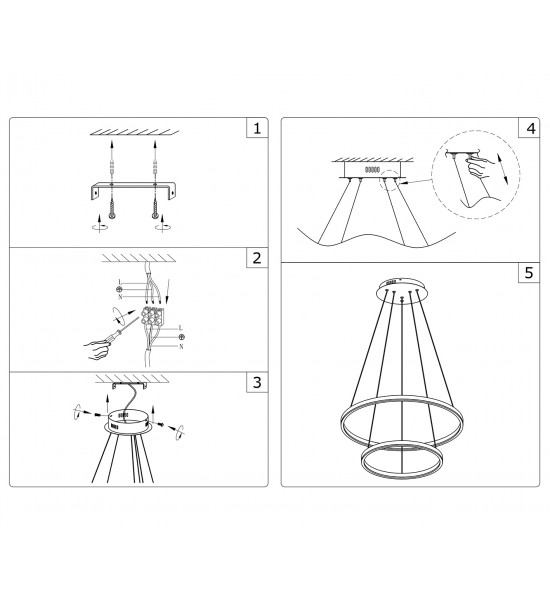 Подвесной светильник Kink Light 08219,19A(4000K) Тор