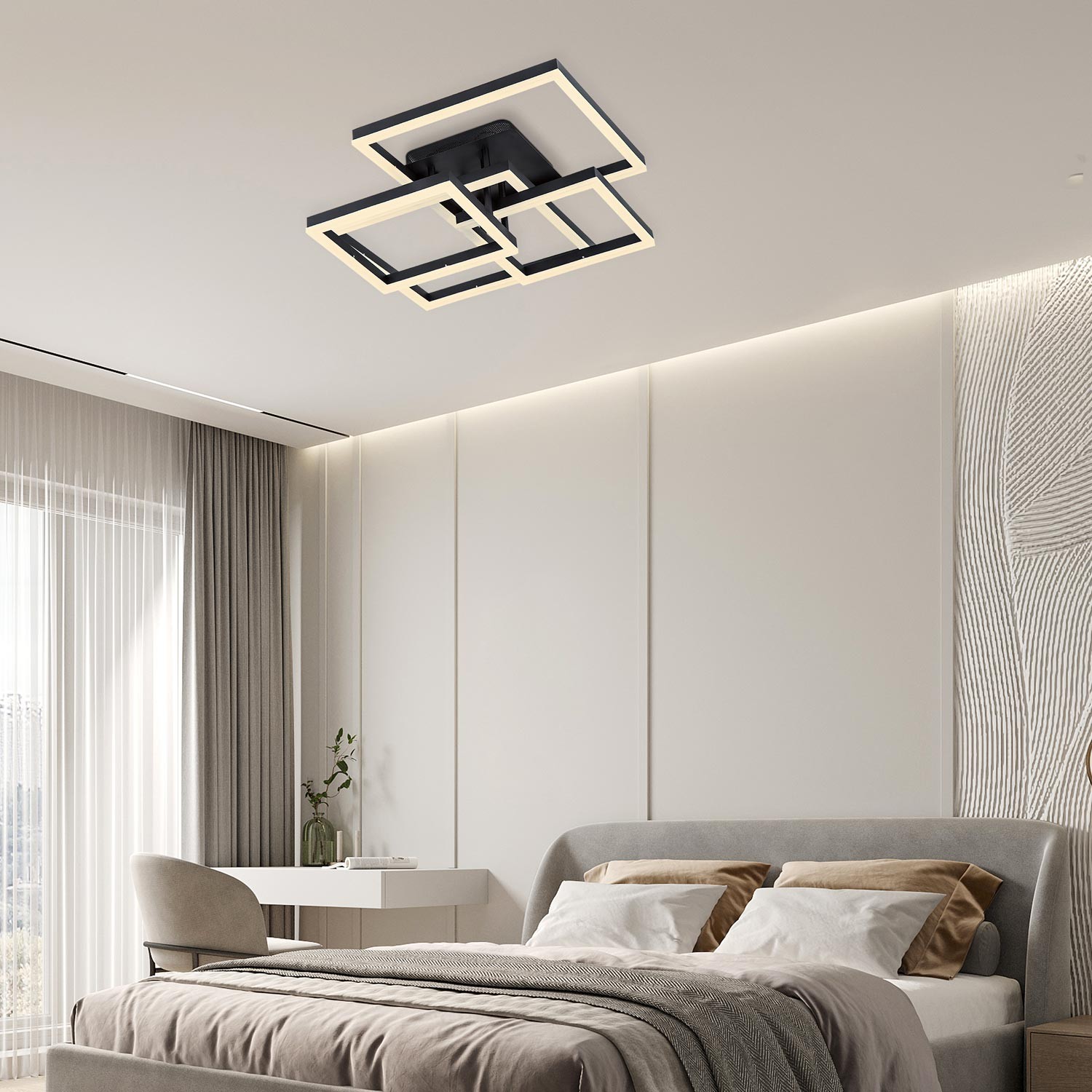 Потолочный светильник LED4U L11015-4 BK