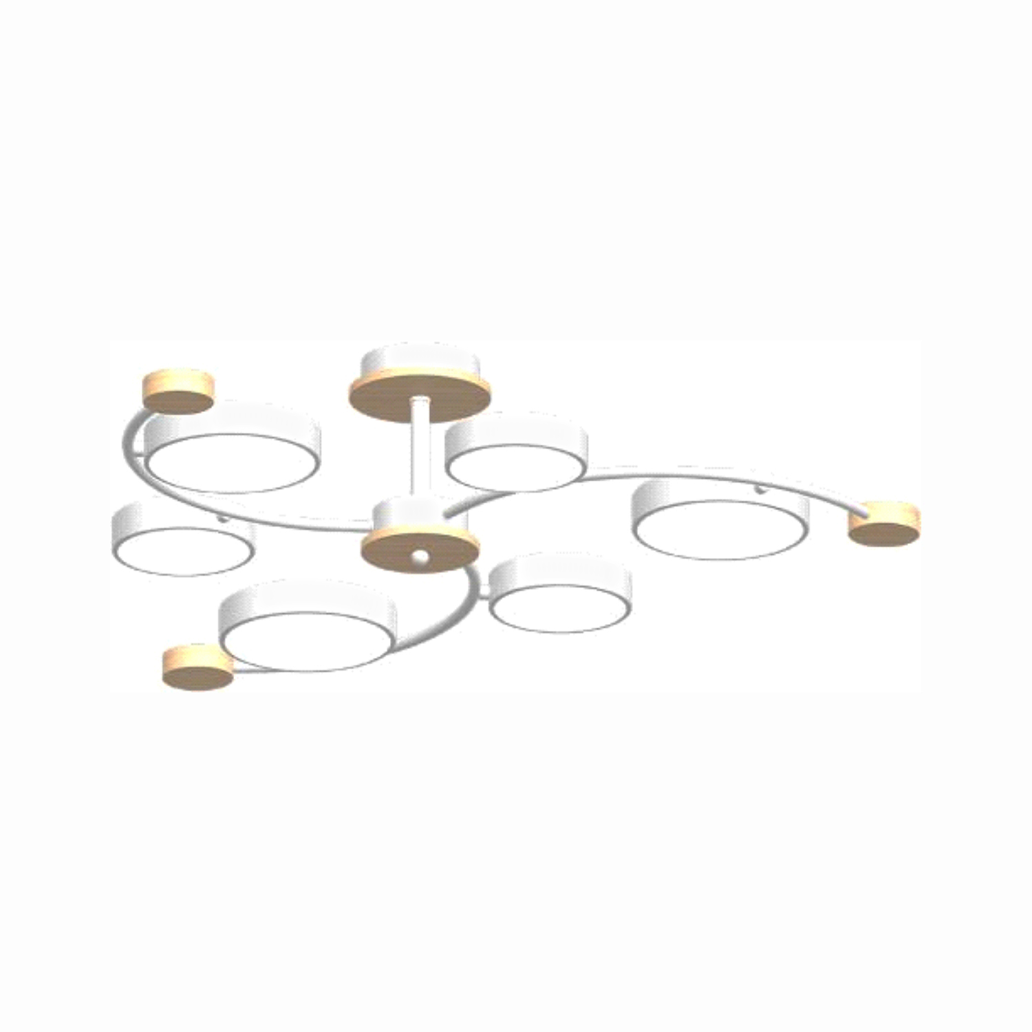 Потолочный светильник LED4U L3207-840 WH